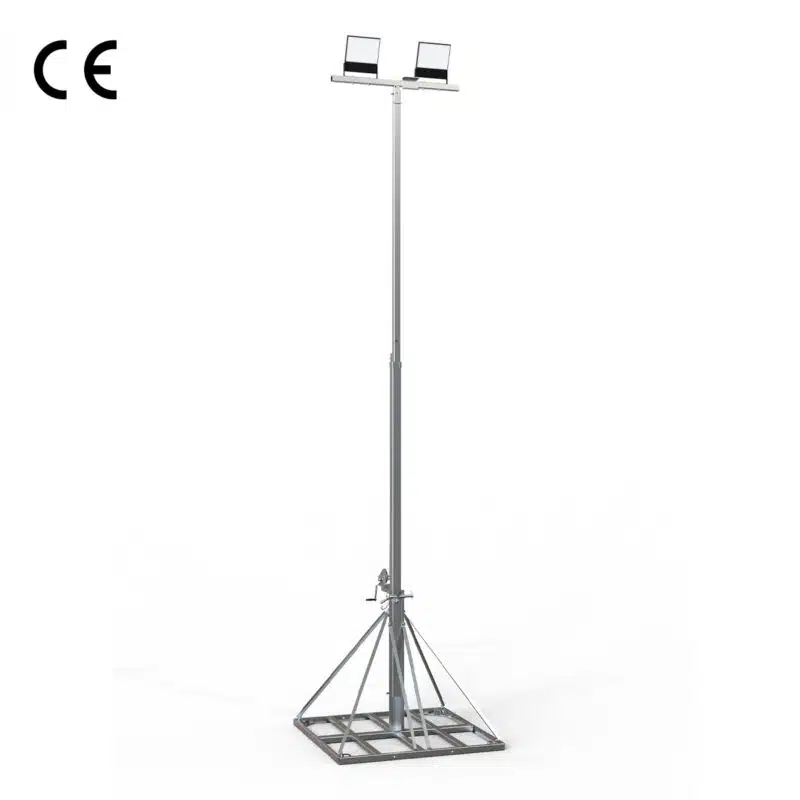 Lichtmast 12 Meter Uitgeschoven