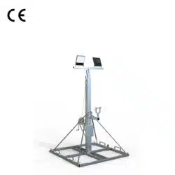 Lichtmast-10.5-meter-ret Kantelbare lichtmast 10,5 meter ingeschoven