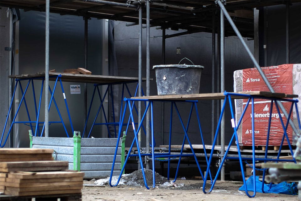 Schragen Schragen Bouwplaatsinrichting Kopie