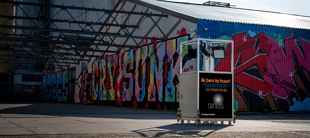 kantelbare lichtmast bouwplaats